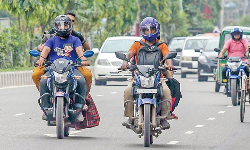 মধ্যরাত থেকে যেসব এলাকায় বন্ধ হচ্ছে মোটরসাইকেল চলাচল